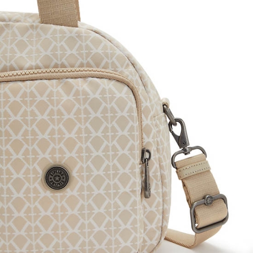 Kipling Cool Defea Classic Printed Shoulder Bags Beige | US36TBHKM