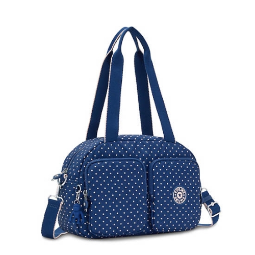 Kipling Cool Defea Classic Printed Shoulder Bags Blue | US51XNMSU