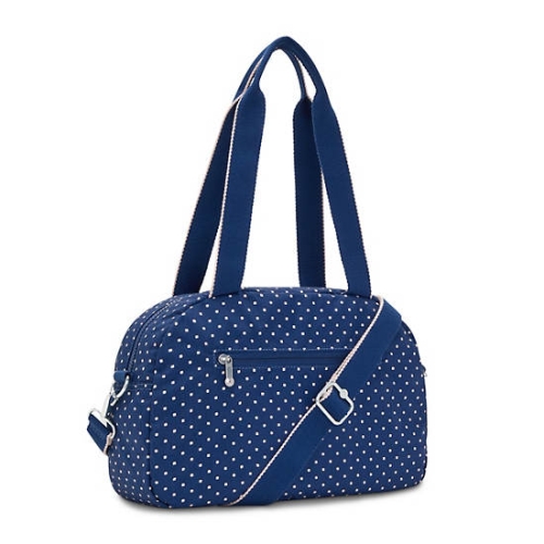 Kipling Cool Defea Classic Printed Shoulder Bags Blue | US51XNMSU