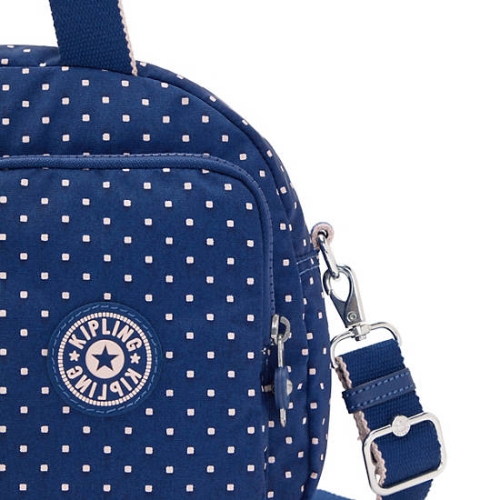 Kipling Cool Defea Classic Printed Shoulder Bags Blue | US51XNMSU