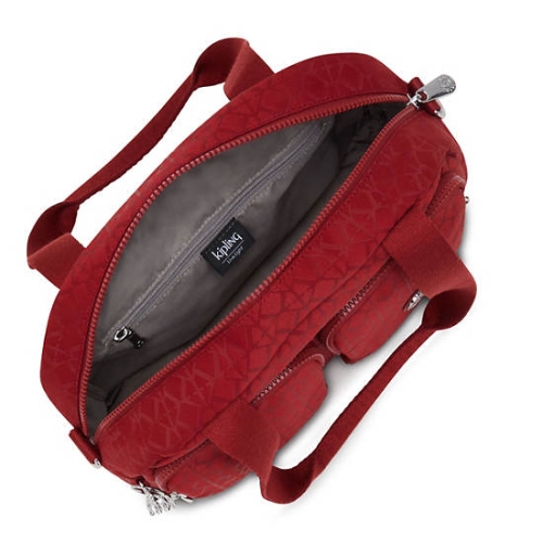 Kipling Cool Defea Iconic Shoulder Bags Red | US63KFAIJ