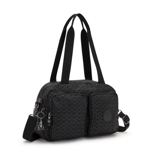 Kipling Cool Defea Printed Shoulder Bags Black | US61GPQNK