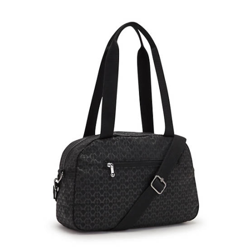 Kipling Cool Defea Printed Shoulder Bags Black | US61GPQNK