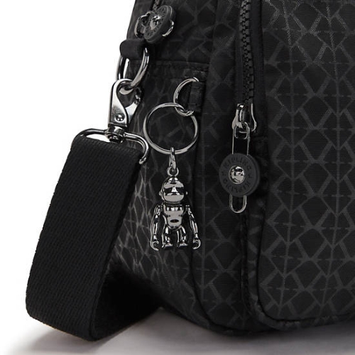 Kipling Cool Defea Printed Shoulder Bags Black | US61GPQNK