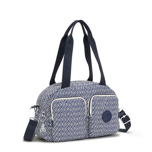 Kipling Cool Defea Printed Shoulder Bags Grey | US79MPBAD