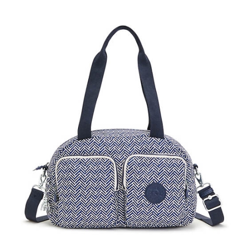 Kipling Cool Defea Printed Shoulder Bags Grey | US79MPBAD