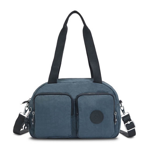 Kipling Cool Defea Shoulder Bags Navy Grey | US18IBCNX