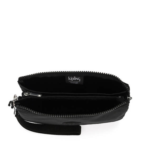 Kipling Creativity Extra Large Classic Wristlet Handbags Black | US95ALJRK