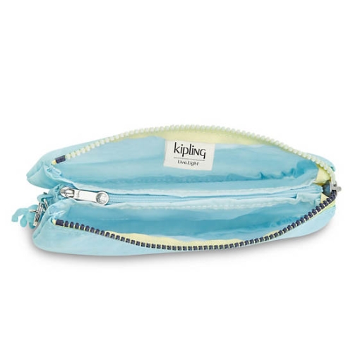 Kipling Creativity Extra Large Fashion Wristlet Handbags Blue | US61PAJYW