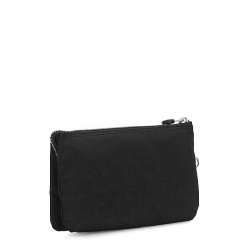 Kipling Creativity Extra Large Wristlet Pouches Black | US75VGJMW