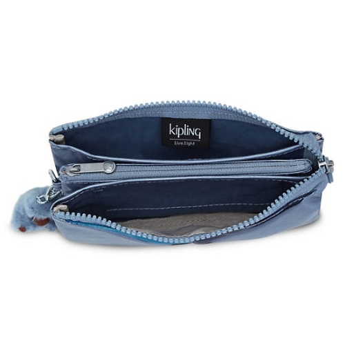 Kipling Creativity Large Classic Pouches Blue Grey | US85CNZAP