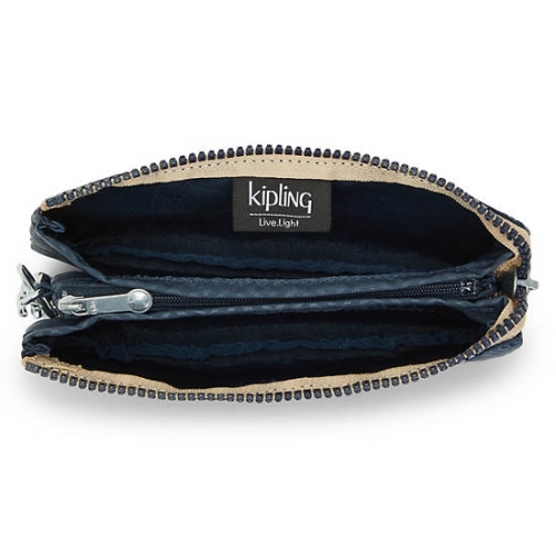 Kipling Creativity Large Pouches Blue | US71SXVEN