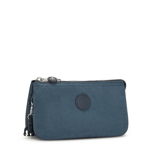 Kipling Creativity Large Pouches Navy Grey | US84RXAUY