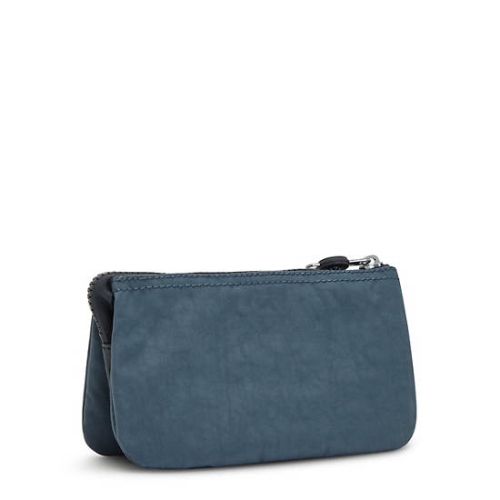 Kipling Creativity Large Pouches Navy Grey | US84RXAUY