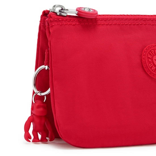 Kipling Creativity Large Pouches Red | US46BSGRO