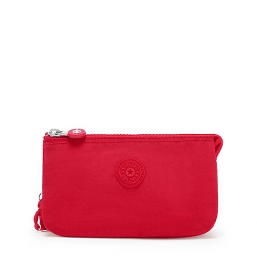 Kipling Creativity Large Pouches Red | US46BSGRO