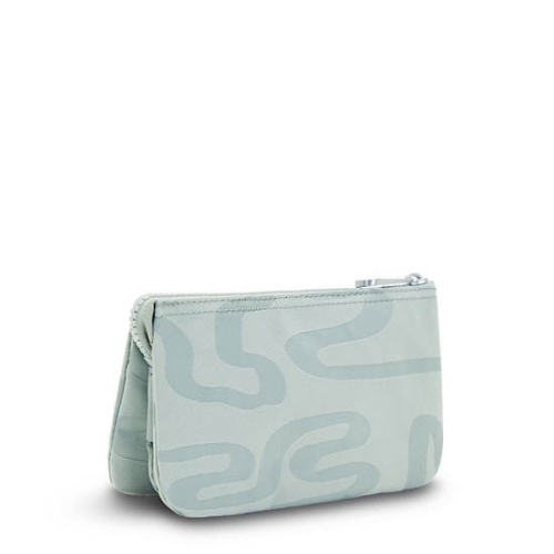 Kipling Creativity Large Printed Pouches Turquoise | US30HPFKJ