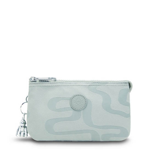 Kipling Creativity Large Printed Pouches Turquoise | US30HPFKJ