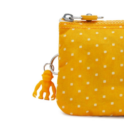 Kipling Creativity Large Printed Pouches Yellow | US36BZQIW