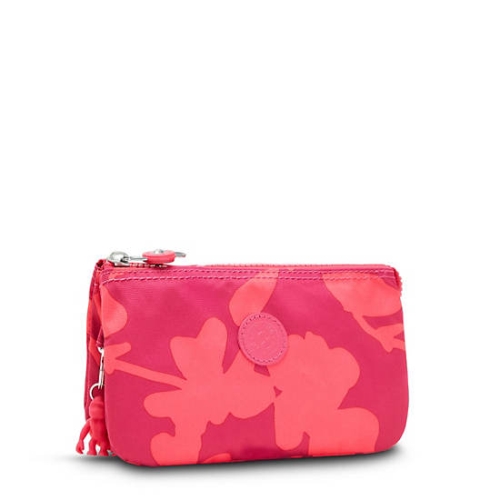 Kipling Creativity Large Printed Pouches Pink | US76XKZUA