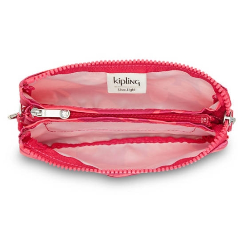 Kipling Creativity Large Printed Pouches Pink | US76XKZUA