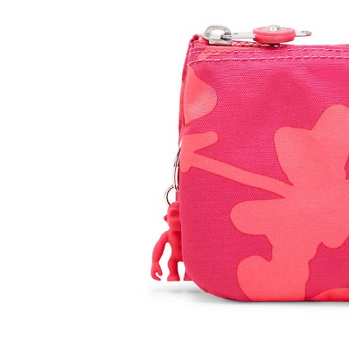 Kipling Creativity Large Printed Pouches Pink | US76XKZUA