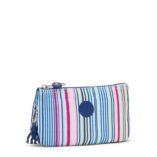 Kipling Creativity Large Printed Pouches Blue White | US85PBXKO