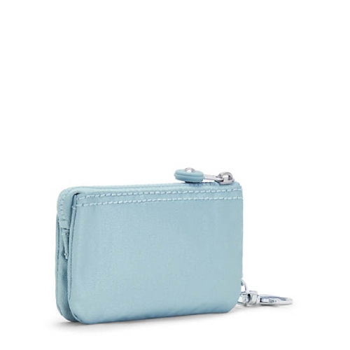 Kipling Creativity Mini Metallic Pouches Aqua | US91MIHCJ