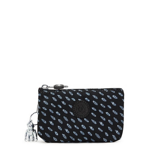 Kipling Creativity Small Printed Pouches Black White | US29PARGX