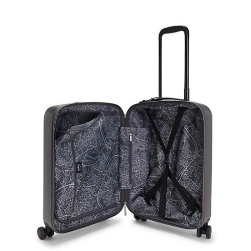 Kipling Curiosity Small 4 Wheeled Rolling Suitcases Grey | US56DAFPQ