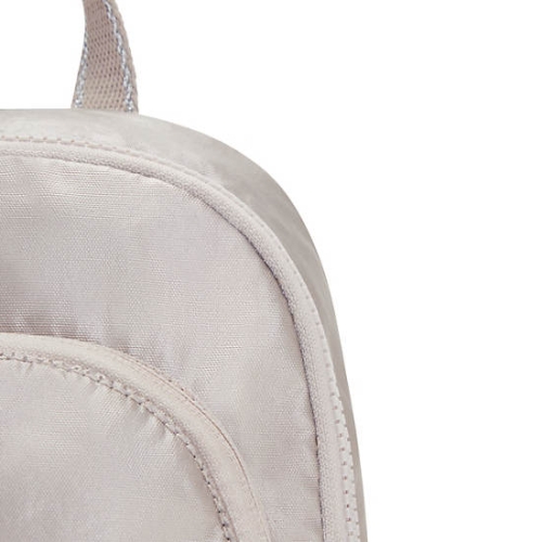 Kipling Curtis Compact Metallic Convertible Backpacks Beige | US45KGCSO