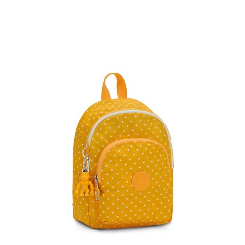 Kipling Curtis Compact Printed Convertible Backpacks Yellow | US81ZOWEI