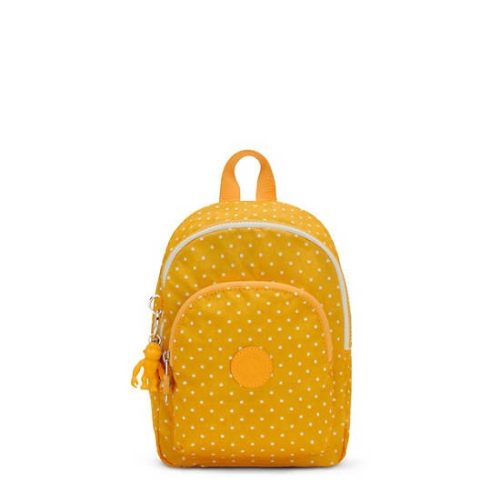 Kipling Curtis Compact Printed Convertible Backpacks Yellow | US81ZOWEI