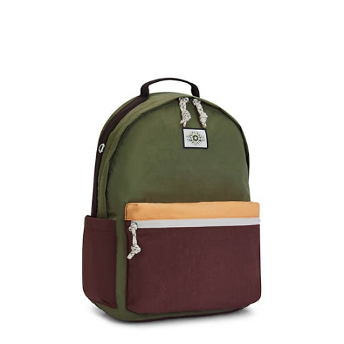 Kipling Damien Large Laptop Backpacks Olive | US98TWDKM