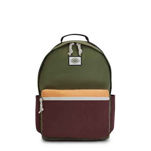 Kipling Damien Large Laptop Backpacks Olive | US98TWDKM