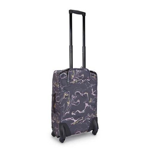 Kipling Darcey Small Printed Carry-On Rolling Suitcases Blue | US89OISJG