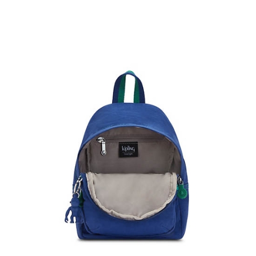 Kipling Delia Compact Convertible Backpacks Blue | US80YZBJM