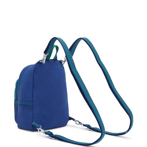 Kipling Delia Compact Convertible Backpacks Blue | US80YZBJM