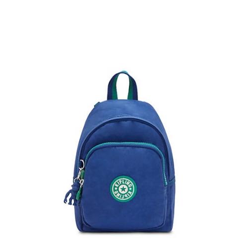 Kipling Delia Compact Convertible Backpacks Blue | US80YZBJM