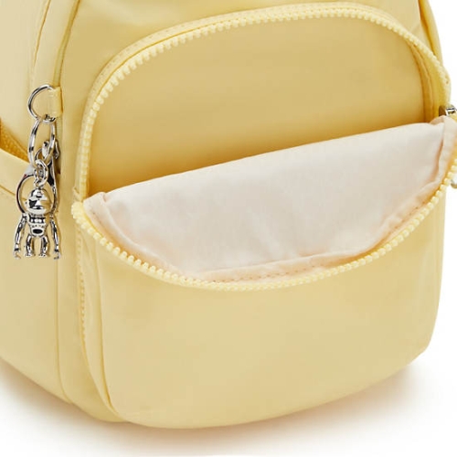 Kipling Delia Mini Backpacks Yellow | US39XBYZU