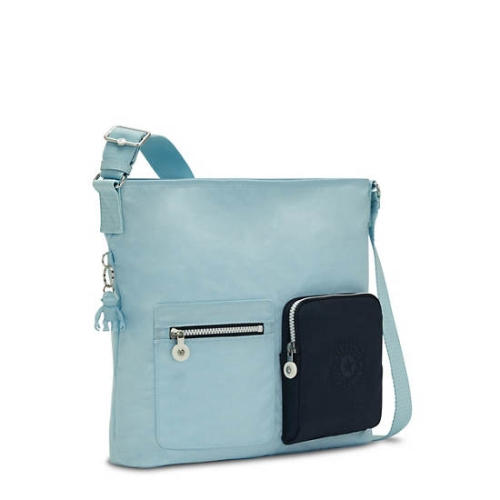 Kipling Eirene Tote Bags Blue | US78FRTGD