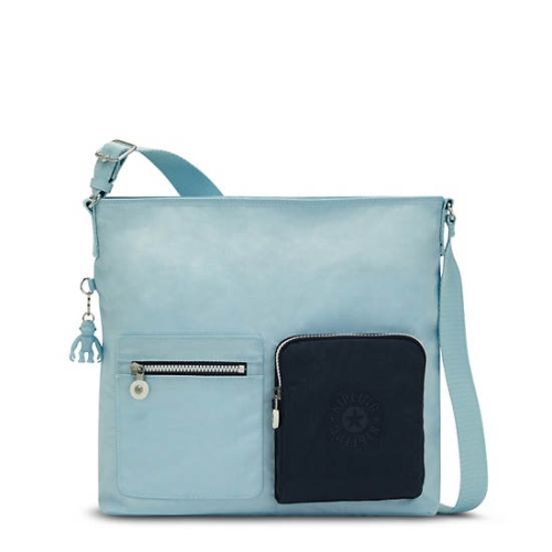 Kipling Eirene Tote Bags Blue | US78FRTGD