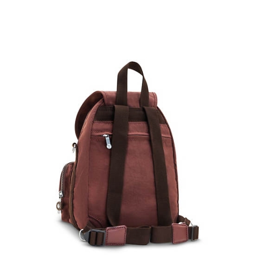 Kipling Firefly Up Convertible Backpacks Burgundy | US64YBAPE