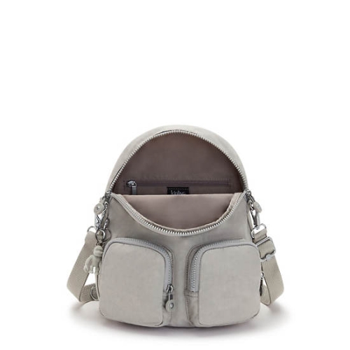 Kipling Firefly Up Convertible Backpacks Grey | US65AUXLD