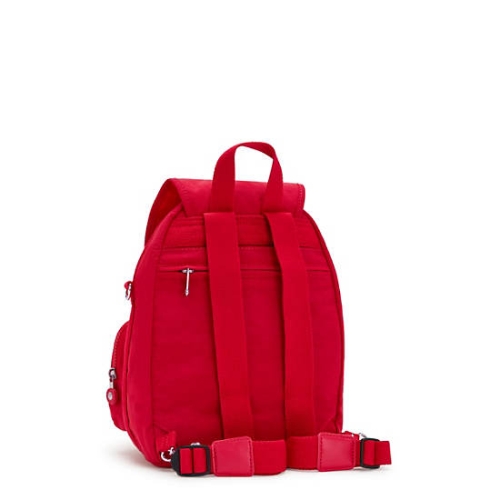 Kipling Firefly Up Convertible Backpacks Red | US68QMPIT