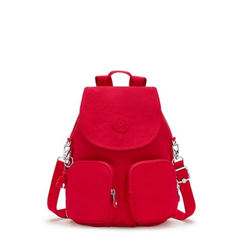 Kipling Firefly Up Convertible Backpacks Red | US68QMPIT