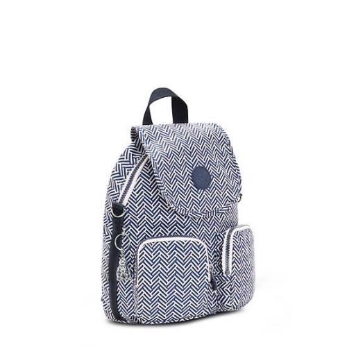 Kipling Firefly Up Printed Convertible Backpacks Grey | US37BYJXM