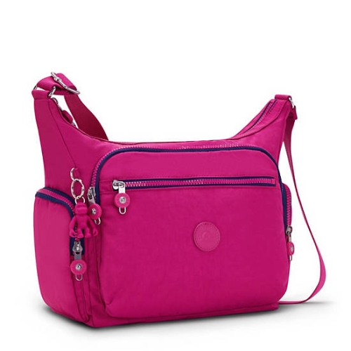 Kipling Gabbie Crossbody Bags Pink Fuchsia | US17QTRMV