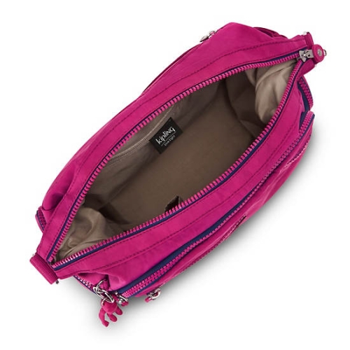 Kipling Gabbie Crossbody Bags Pink Fuchsia | US17QTRMV