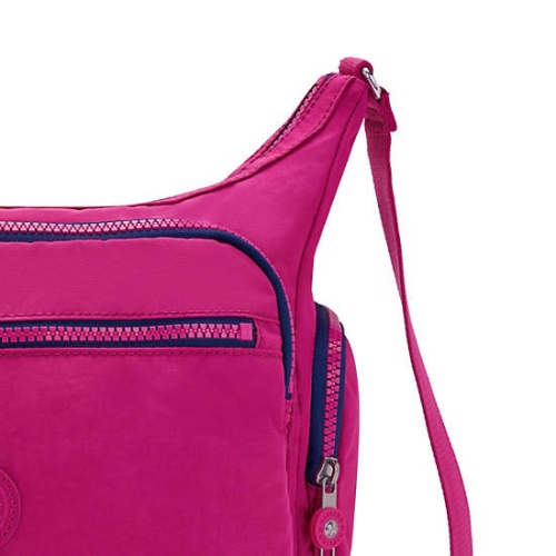 Kipling Gabbie Crossbody Bags Pink Fuchsia | US17QTRMV